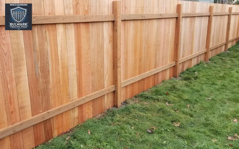 Wood Fence - Williamson Bulwark Fencing Pros